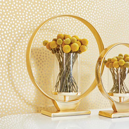 Davis Dot Metallic Gold-Pewter AT79164
